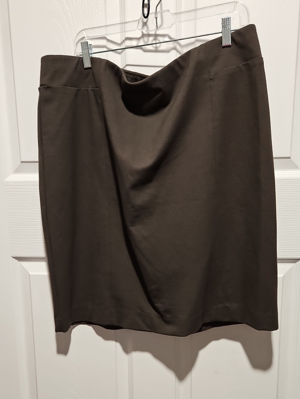 J. Jill Olive Stretch Pencil Skirt